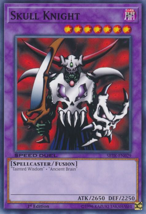 Skull Knight SBTK-EN029 card from Speed Duel: Trials of the Kingdom