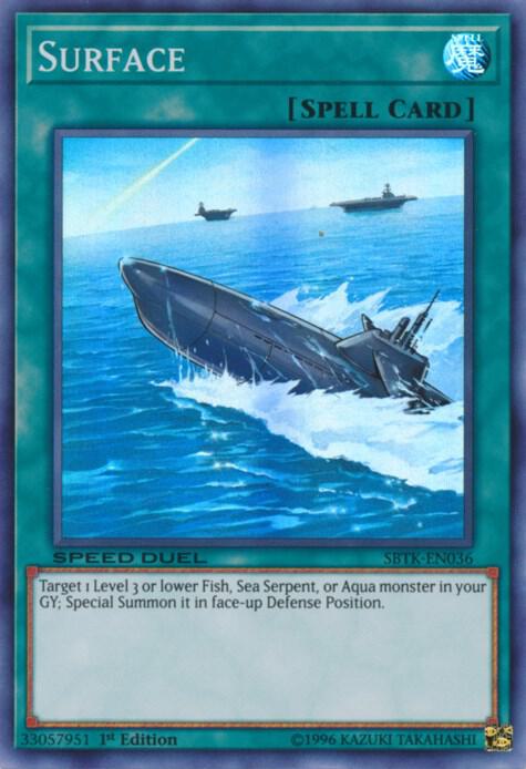 Surface SBTK-EN036 card from Speed Duel: Trials of the Kingdom