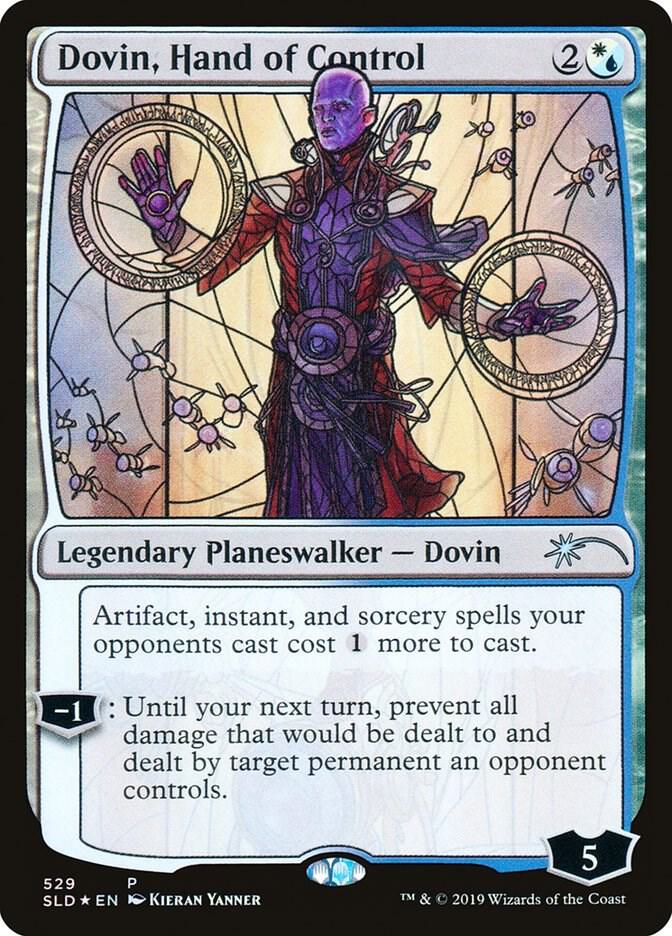 Dovin, Hand of Control (Stained Glass) 529 card from Secret Lair Drop Series