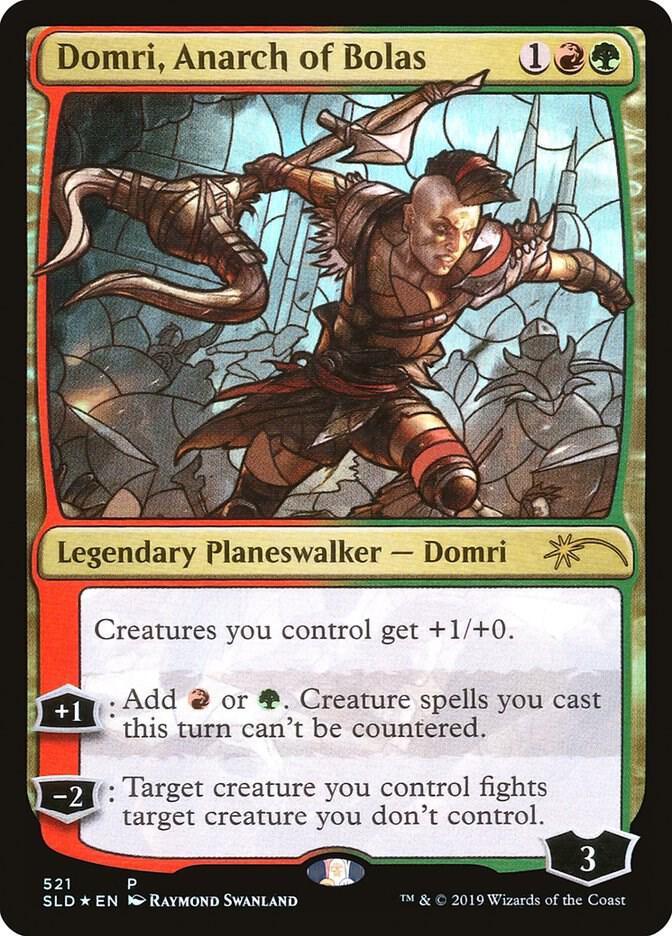 Domri, Anarch of Bolas (Stained Glass) 521 card from Secret Lair Drop Series