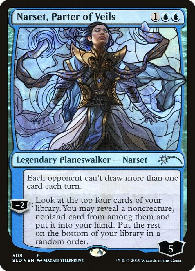 Narset, Parter of Veils (Stained Glass) 508 card from Secret Lair Drop Series