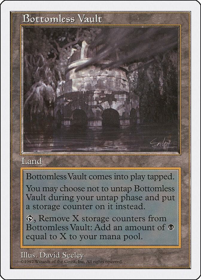 Bottomless Vault card from Fifth Edition