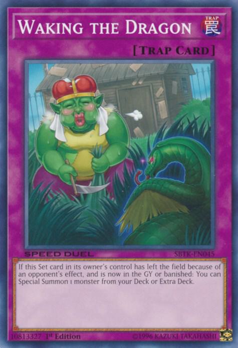 Waking the Dragon SBTK-EN045 card from Speed Duel: Trials of the Kingdom