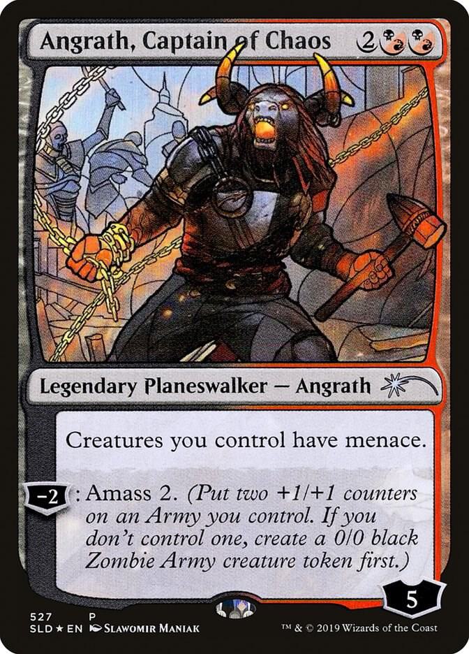 Angrath, Captain of Chaos (Stained Glass) 527 card from Secret Lair Drop Series