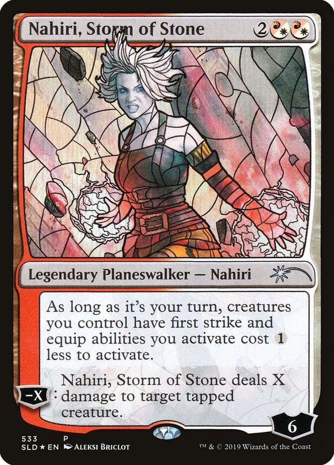 Nahiri, Storm of Stone (Stained Glass) 533 card from Secret Lair Drop Series