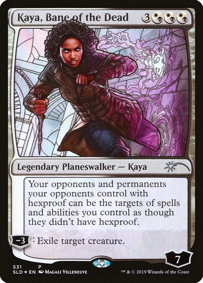Kaya, Bane of the Dead (Stained Glass) 531 card from Secret Lair Drop Series