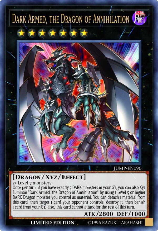 Dark Armed, the Dragon of Annihilation JUMP-EN090 card from Shonen Jump Magazine Promos