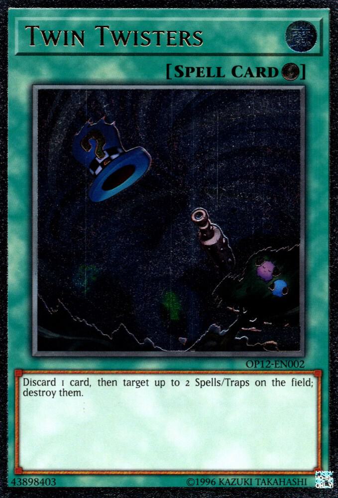 Twin Twisters (UTR) OP12-EN002 card from OTS Tournament Pack 12