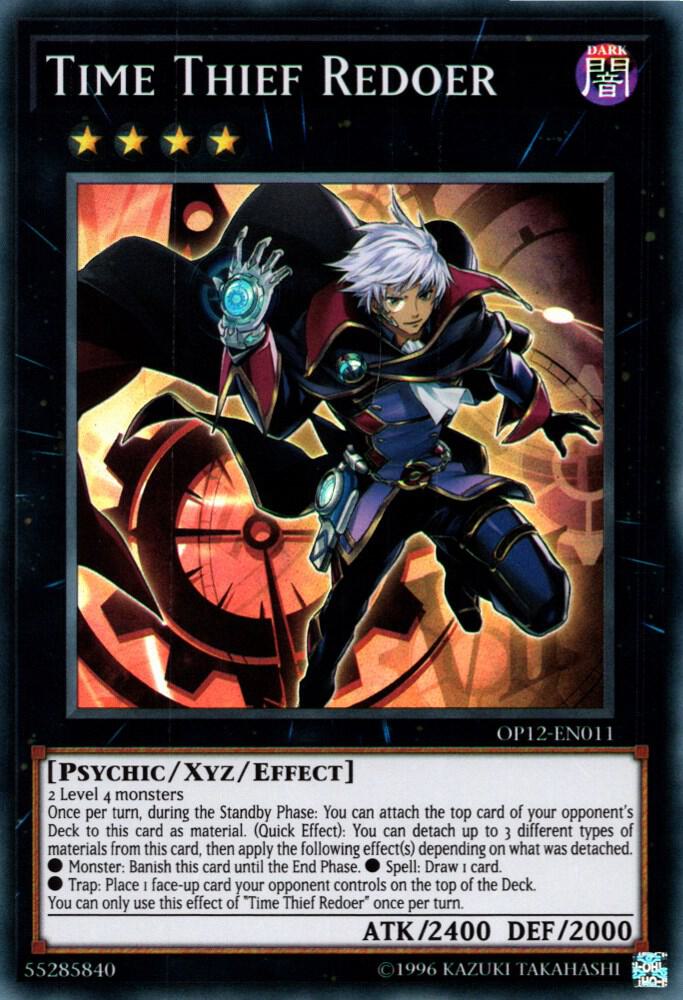 Time Thief Redoer OP12-EN011 card from OTS Tournament Pack 12