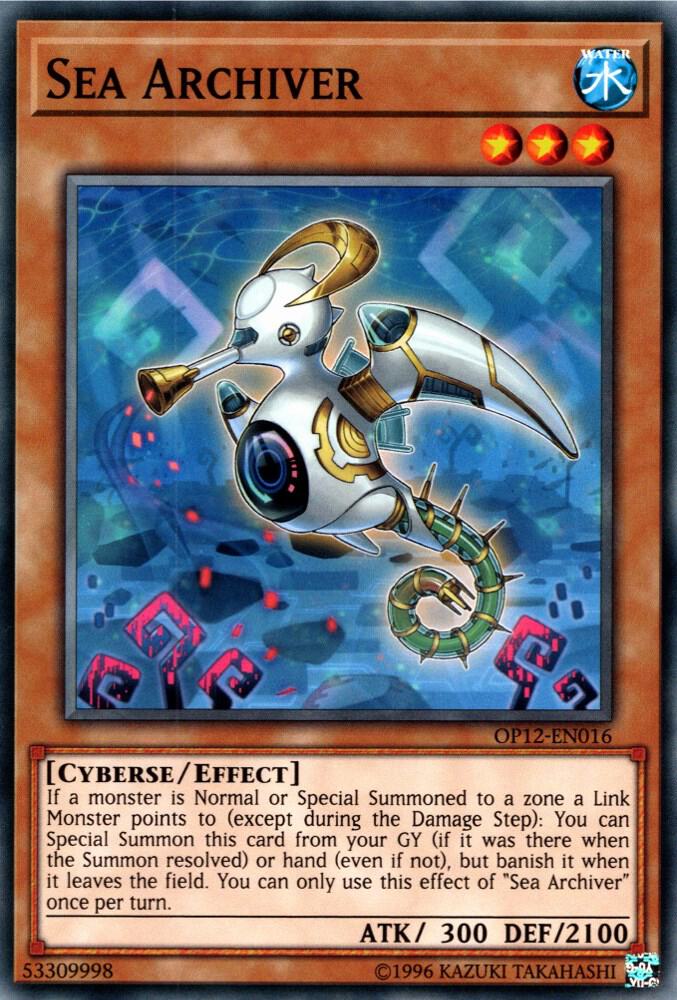 Sea Archiver OP12-EN016 card from OTS Tournament Pack 12