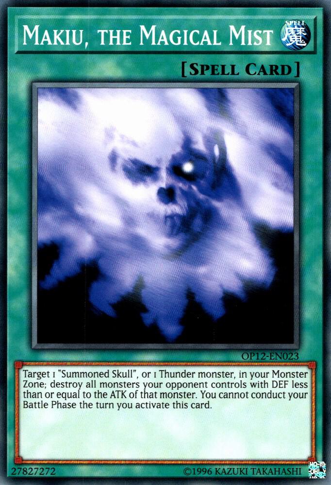 Makiu, the Magical Mist OP12-EN023 card from OTS Tournament Pack 12