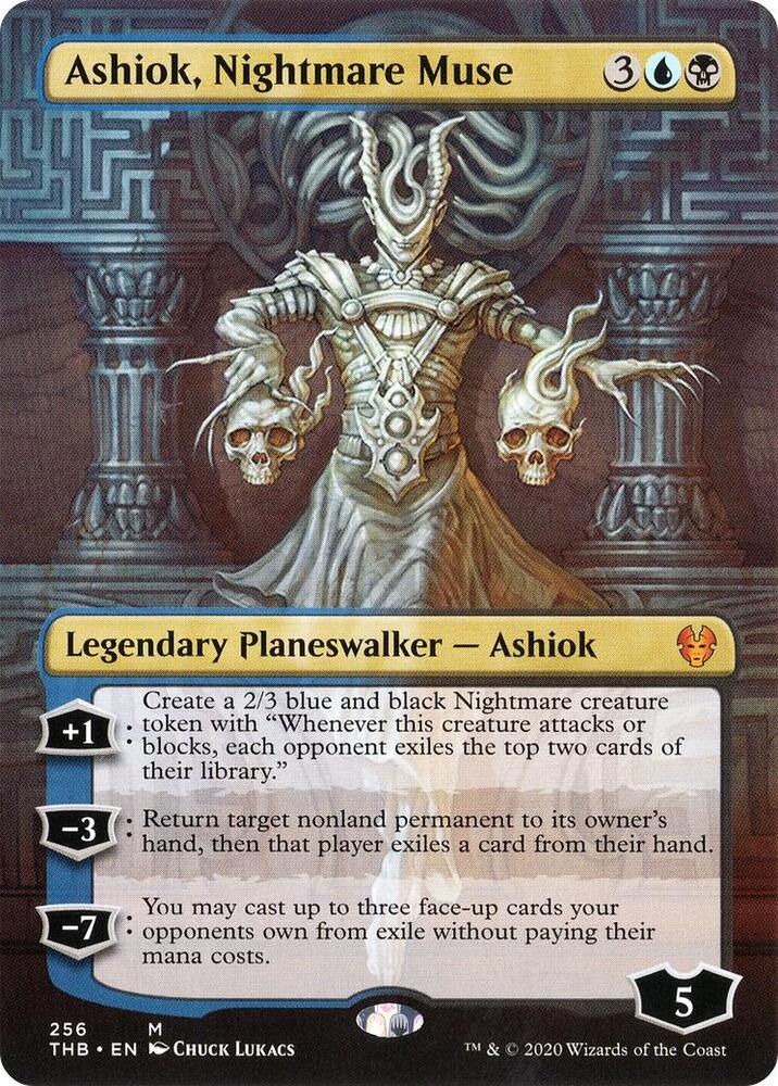 Ashiok, Nightmare Muse (Borderless) 256 card from Theros Beyond Death