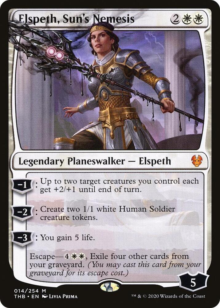 Elspeth, Sun's Nemesis 14 card from Theros Beyond Death