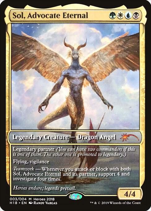 Sol, Advocate Eternal 3 card from Unique and Miscellaneous Promos