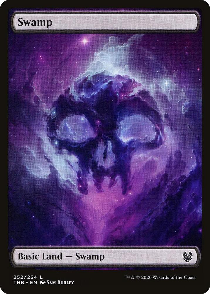Swamp 252 card from Theros Beyond Death