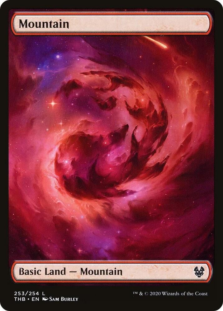 Mountain 253 card from Theros Beyond Death