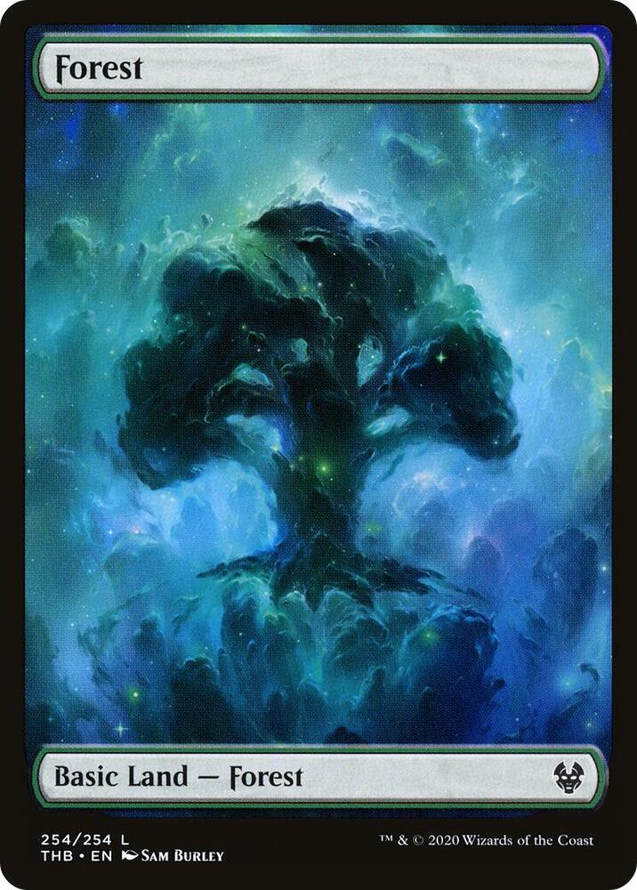 Forest 254 card from Theros Beyond Death