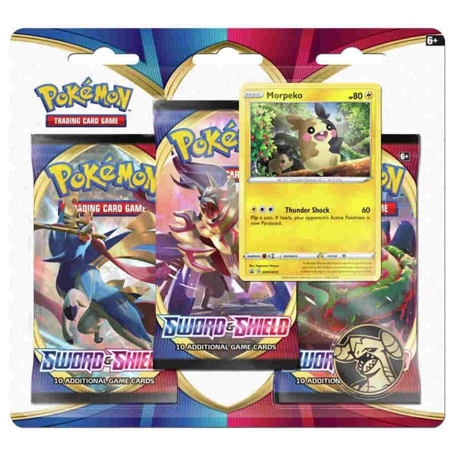 Sword & Shield 3 Pack Blister [Morpeko] card from SWSH01: Sword & Shield Base Set