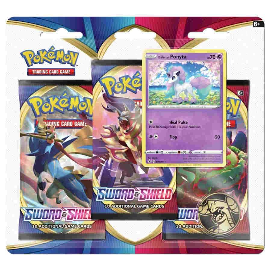 Sword & Shield 3 Pack Blister [Galarian Ponyta] card from SWSH01: Sword & Shield Base Set