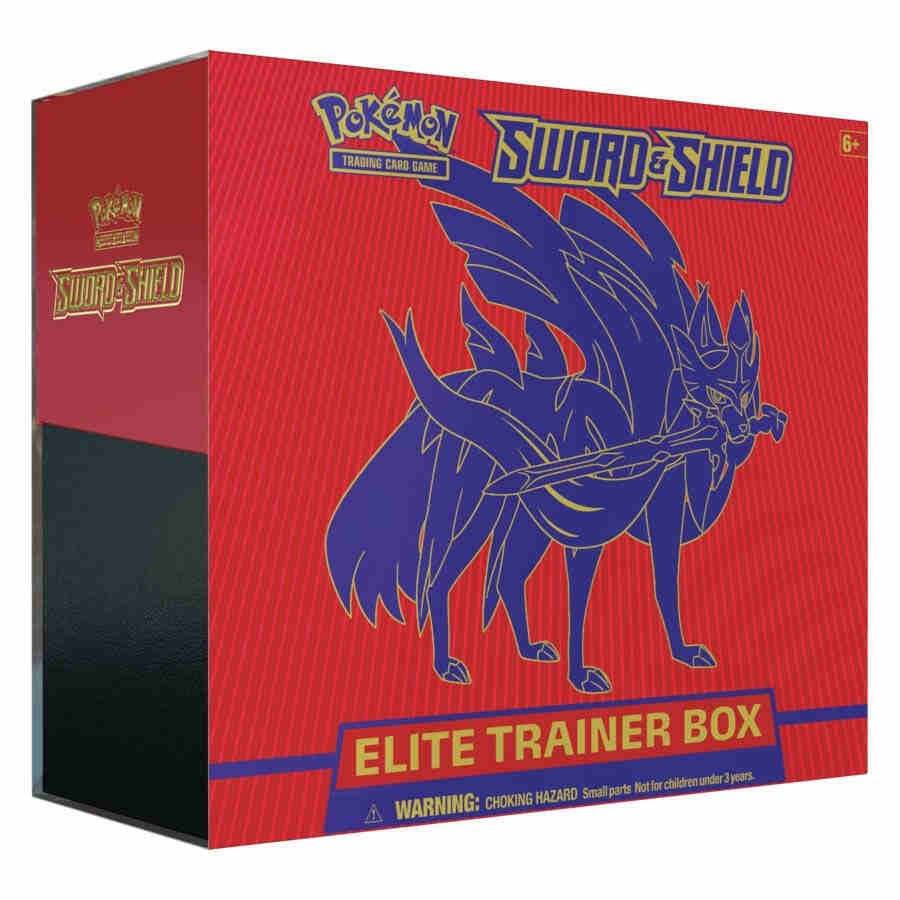 Sword & Shield Elite Trainer Box [Zacian] card from SWSH01: Sword & Shield Base Set