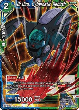 Dr. Uiro, Cybernetic Rebirth EX10-05 card from Expansion Deck Box Set 10: Namekian Surge
