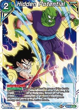 Hidden Potential EX10-06 card from Expansion Deck Box Set 10: Namekian Surge