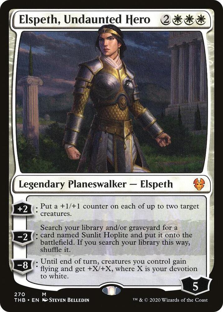 Elspeth, Undaunted Hero 270 card from Theros Beyond Death