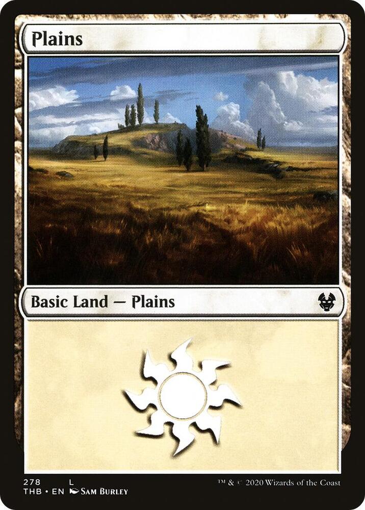 Plains 278 card from Theros Beyond Death