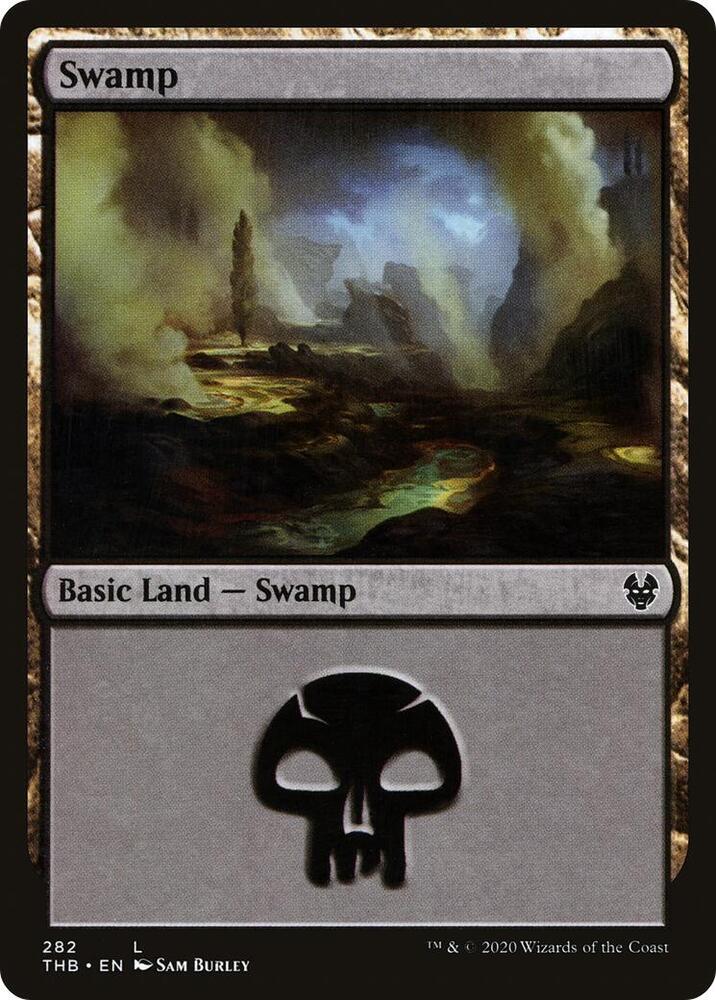 Swamp 282 card from Theros Beyond Death