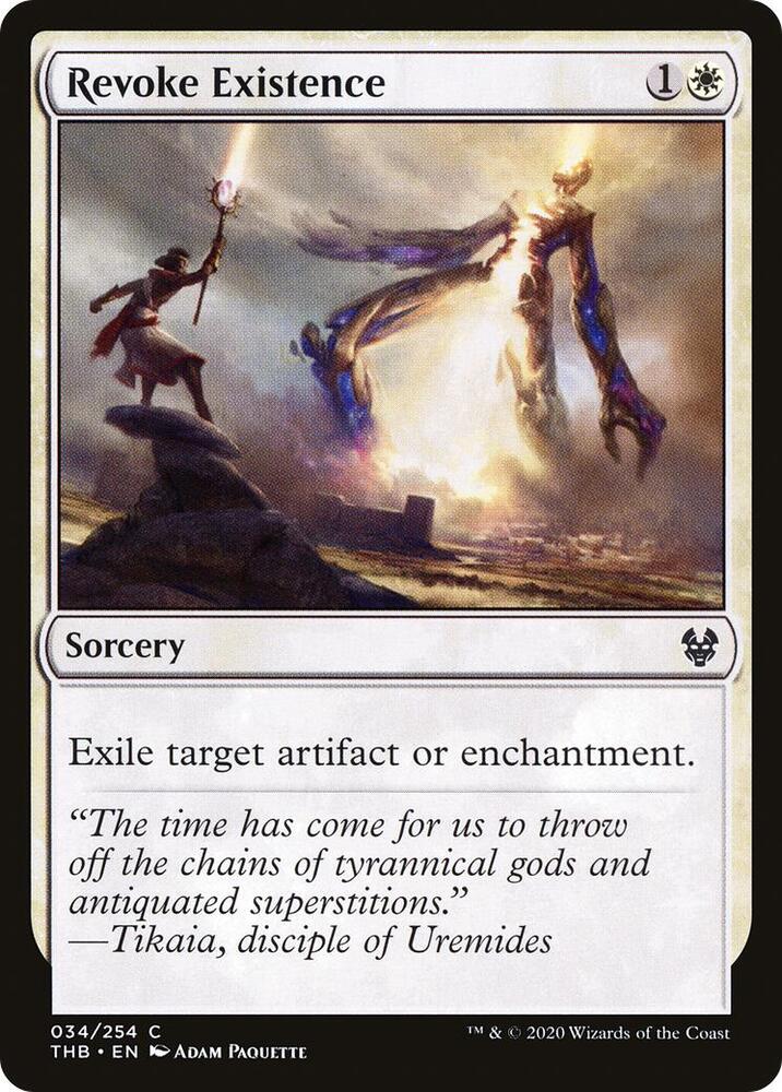 Revoke Existence 34 card from Theros Beyond Death