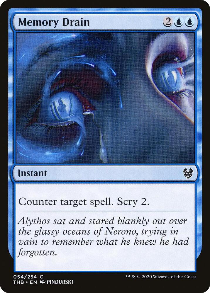 Memory Drain 54 card from Theros Beyond Death