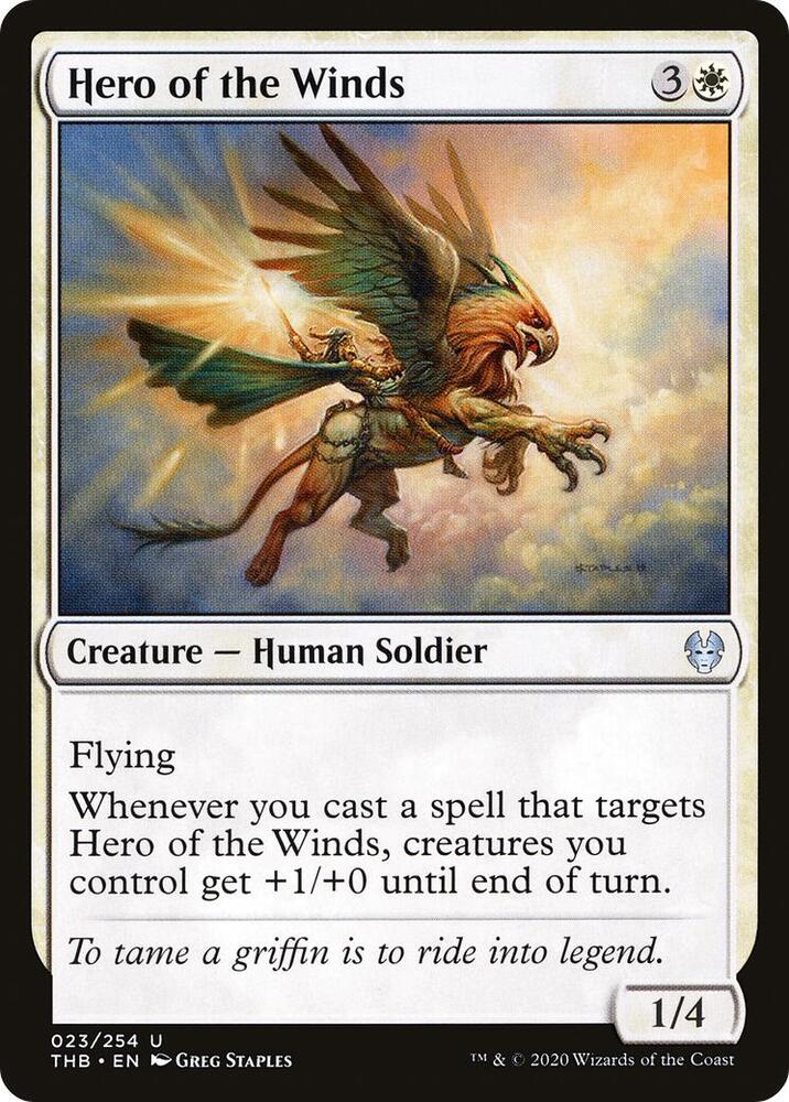Hero of the Winds 23 card from Theros Beyond Death