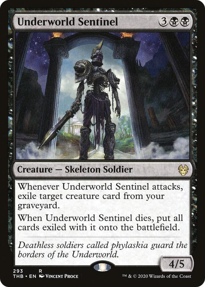 Underworld Sentinel 293 card from Theros Beyond Death