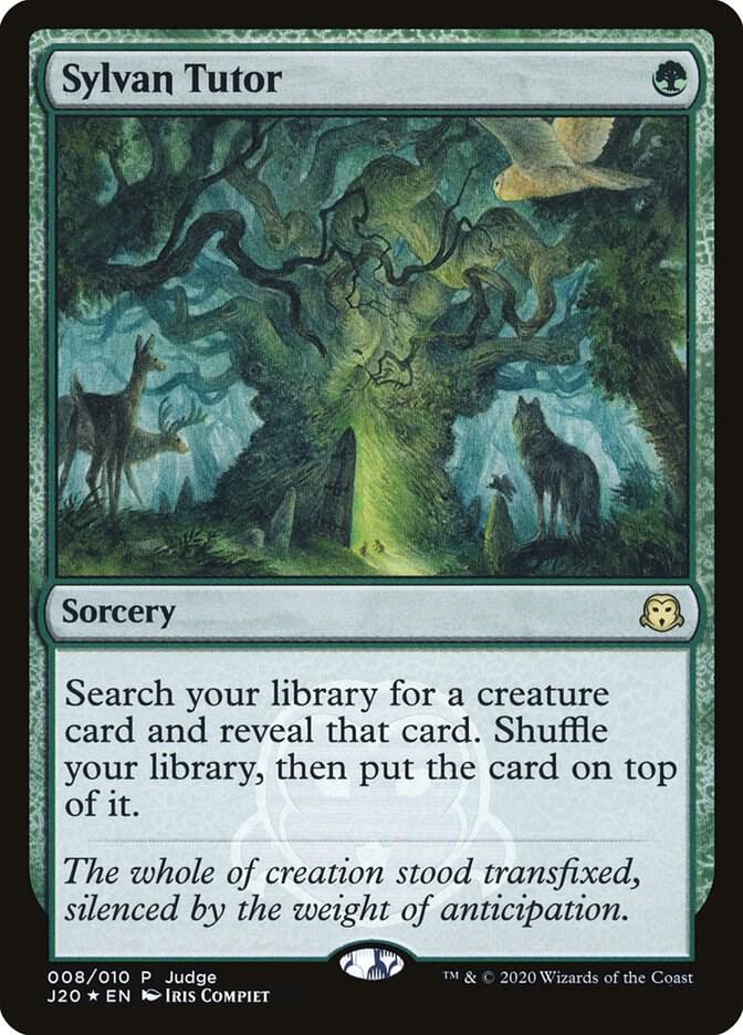 Sylvan Tutor 8 card from Judge Promos