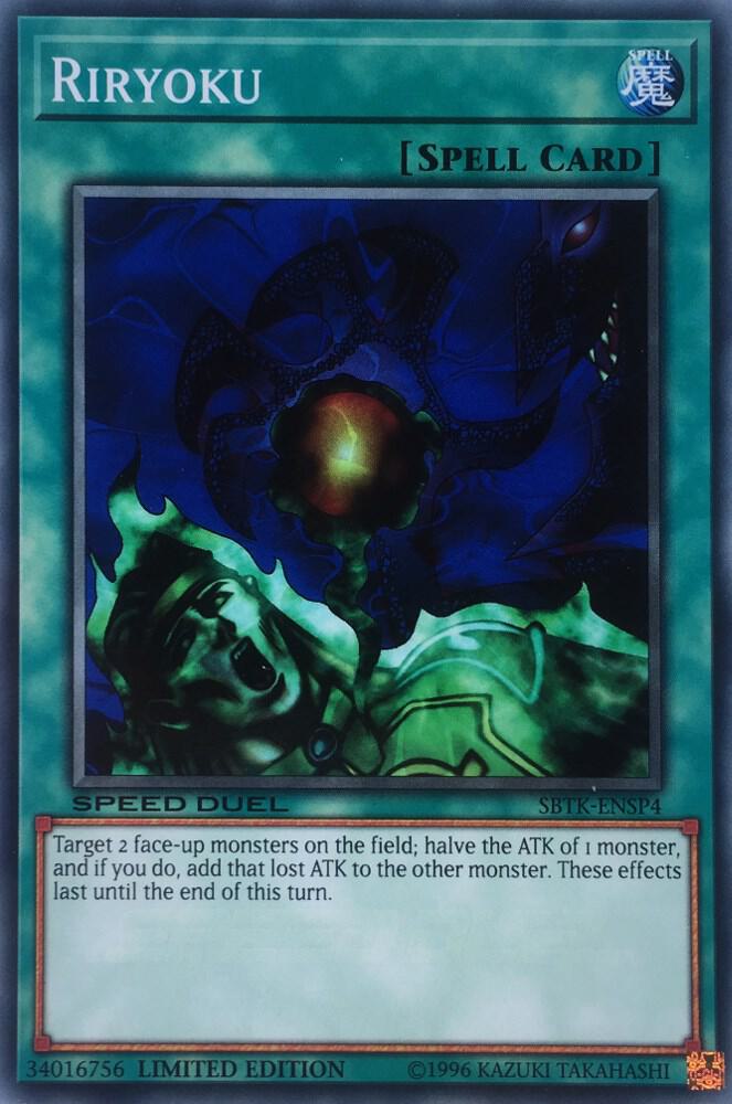 Riryoku SBTK-ENSP4 card from Speed Duel: Trials of the Kingdom