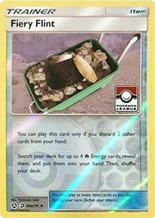 Fiery Flint - 60a/70 (Pokemon League) 060a/070 card from League & Championship Cards