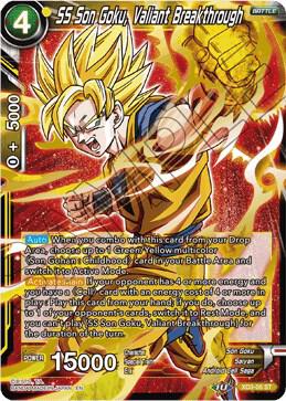 SS Son Goku, Valiant Breakthrough XD3-05 card from Universal Onslaught