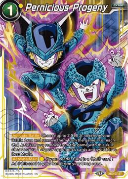 Pernicious Progeny XD3-07 card from Universal Onslaught