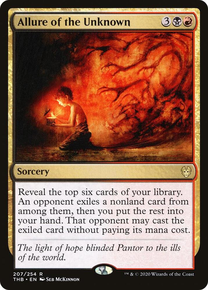 Allure of the Unknown 207 card from Theros Beyond Death