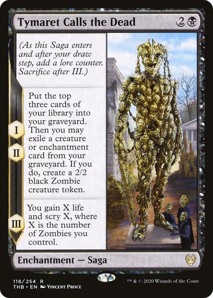 Tymaret Calls the Dead 118 card from Theros Beyond Death