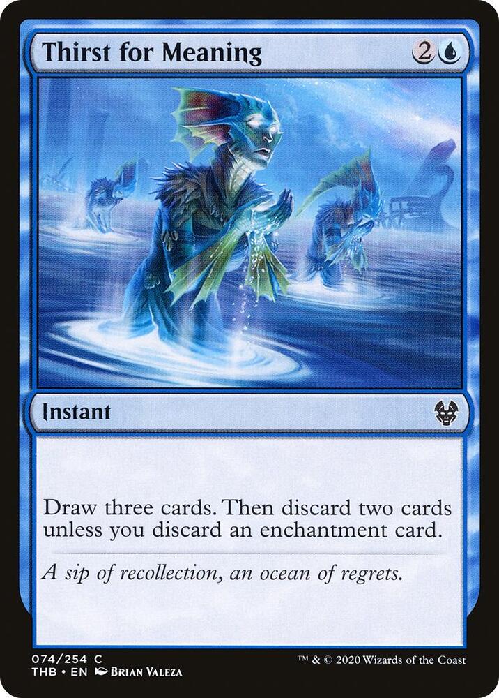 Thirst for Meaning 74 card from Theros Beyond Death