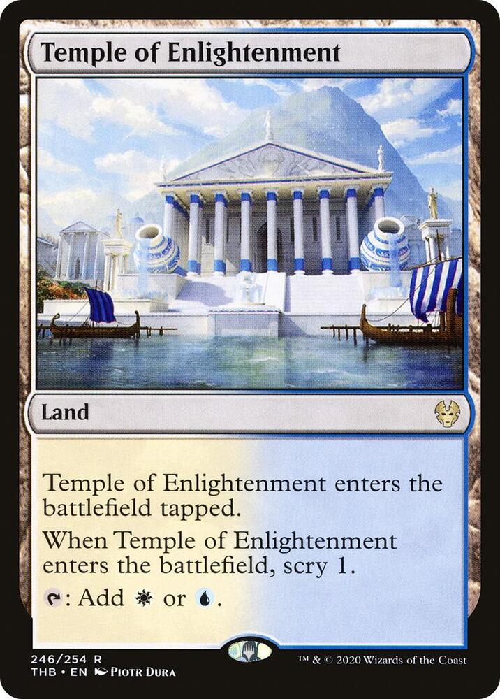 Temple of Enlightenment 246 card from Theros Beyond Death