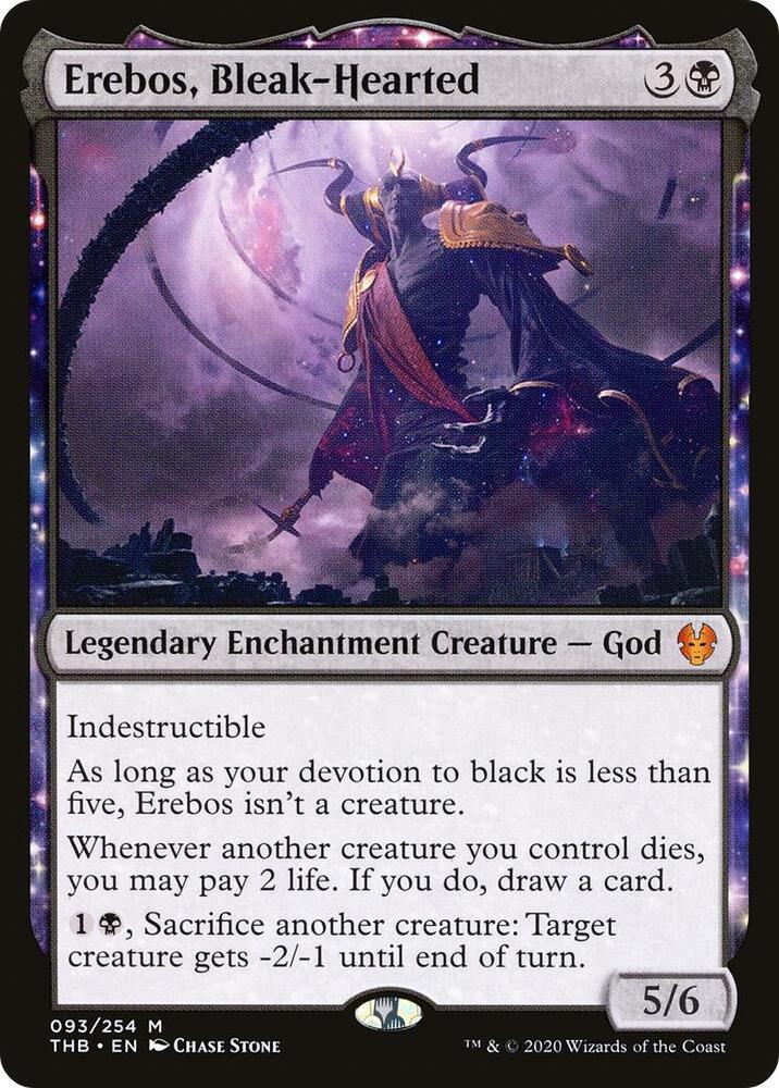 Erebos, Bleak-Hearted 93 card from Theros Beyond Death