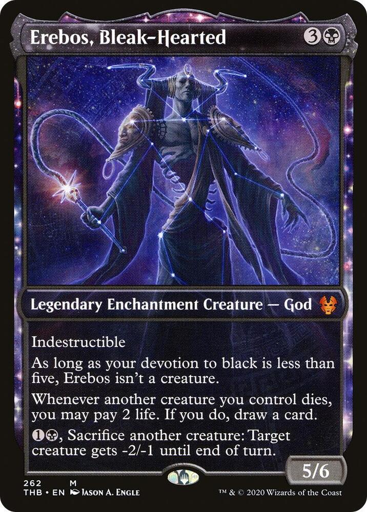 Erebos, Bleak-Hearted (Showcase) 262 card from Theros Beyond Death