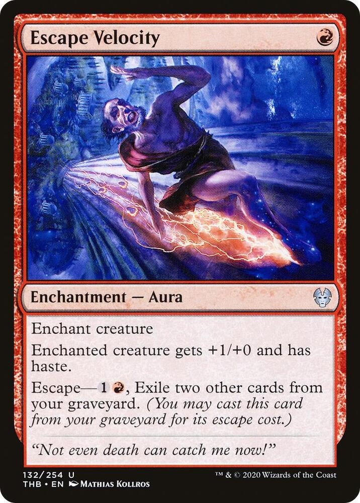 Escape Velocity 132 card from Theros Beyond Death