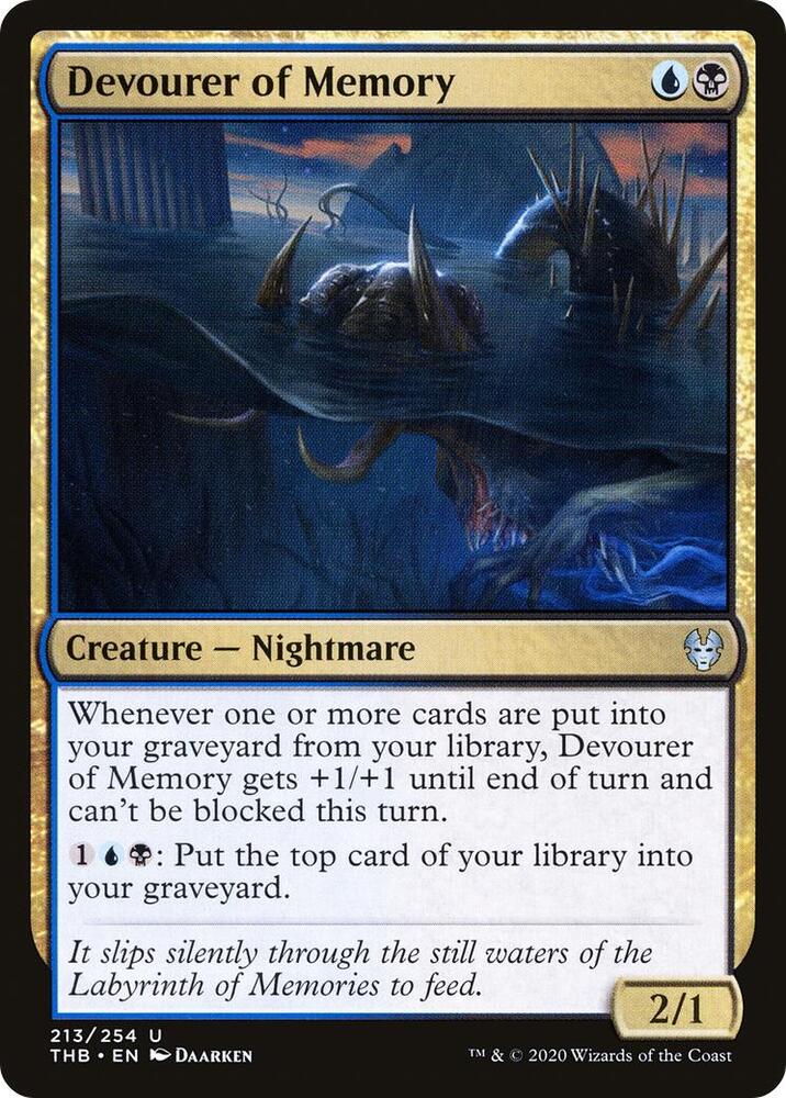 Devourer of Memory 213 card from Theros Beyond Death