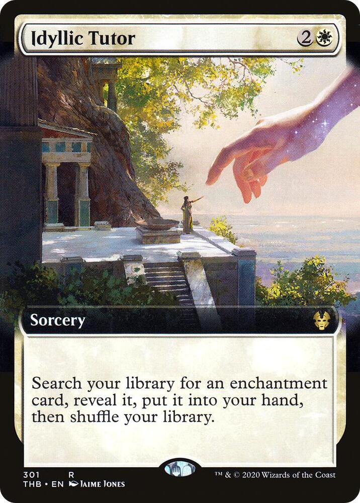 Idyllic Tutor (Extended Art) 301 card from Theros Beyond Death