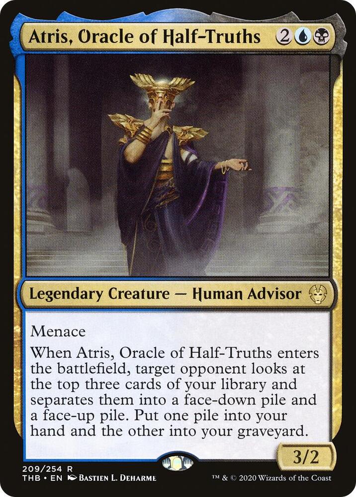 Atris, Oracle of Half-Truths 209 card from Theros Beyond Death
