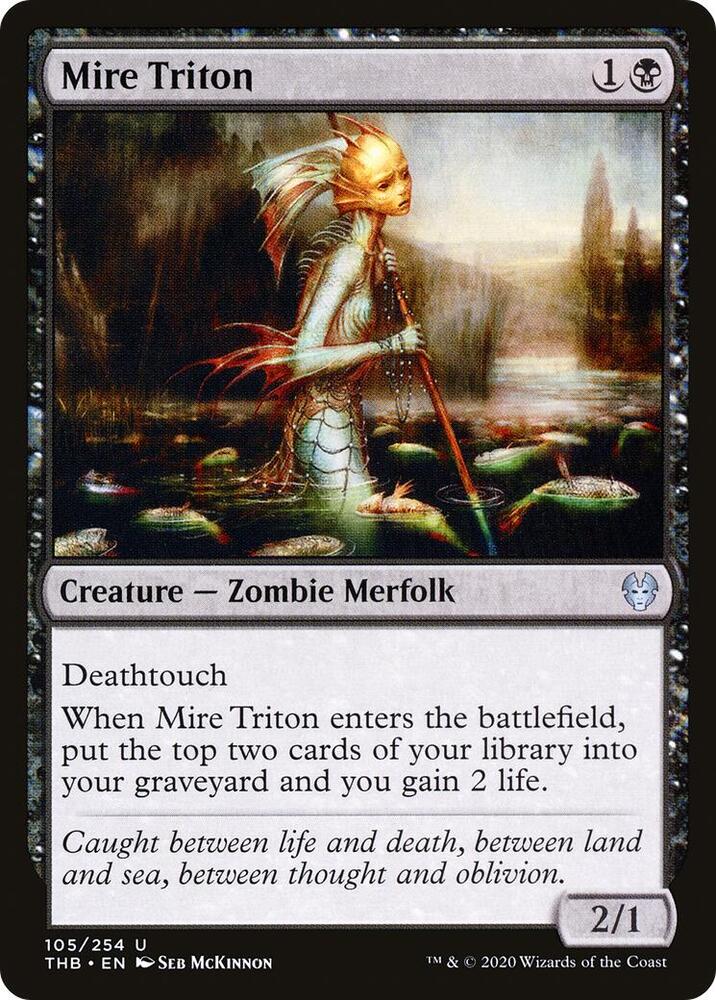 Mire Triton 105 card from Theros Beyond Death