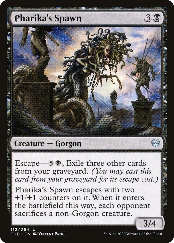 Pharika's Spawn 112 card from Theros Beyond Death